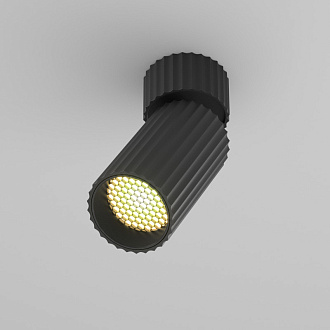 Накладной спот 14 см, Maytoni Calipso C108CL-01-GU10-B, черный