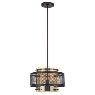 Светильник подвесной 32*83 см, 3*E14 Lumion Zarina 8007/3 черный, золотой