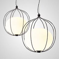 Подвесной светильник PHEZALIS D55 Black 55*55*60 см, 1*E27*60W, ImperiumLoft PHEZALIS01, Чёрный