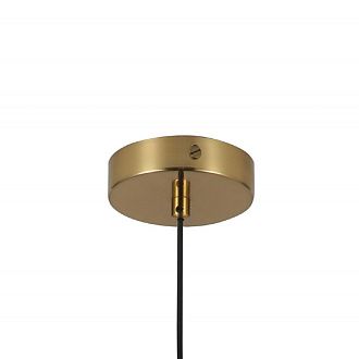 Подвес Favourite Copita 2777-1P, D130*H200/1450, Каркас медного цвета, плафон из прозрачного рифленого стекла