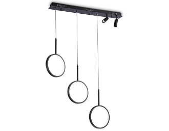 Светильник подвесной 80*2*36,3*120 см, LED 85W, 3000К, черный Ambrella Comfort LineTech FL5278