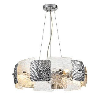 Люстра подвесная 62*59 см, 6*E14 Lumion LIBERTI 6588/6 хром, прозрачный
