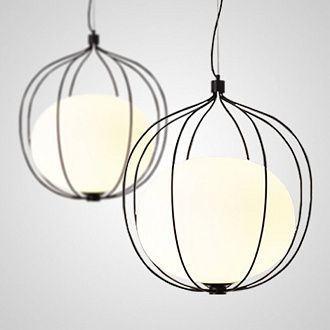 Подвесной светильник PHEZALIS D55 Black 55*55*60 см, 1*E27*60W, ImperiumLoft PHEZALIS01, Чёрный