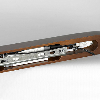 Линейно-подвесной светильник 130*50/120 см, 1*led*25W 3000K Lussole Lassen LSP-7260 коричневый