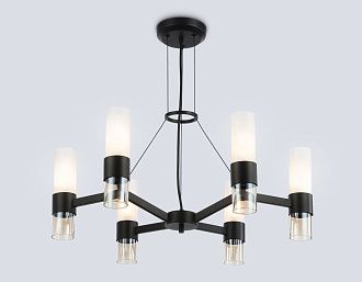 Подвесная люстра **22,5-108 см, 6*E14*40W, K, Ambrella Light High Light LH55104, черный