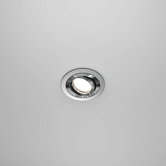 Встраиваемый светильник Maytoni Atom DL023-2-01S, серебро