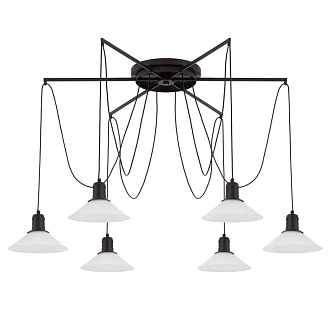 Подвесная люстра Citilux Эдисон CL451262, темный шоколад