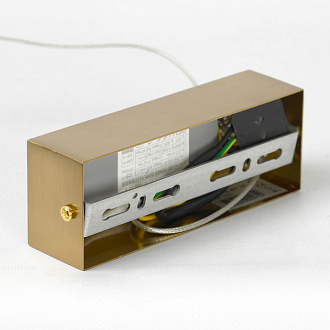 Линейно-подвесной светильник 120*6*30/200 см, 1*LED*28W 4000K Lussole Desoto LSP-7223 бронзовый