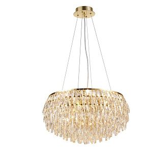 Люстра Ø600 x H300(1200), мм, 12*40W (480W), H GOLD (Золото) NewRgy NWK133-ф600*H300(1200) H GOLD