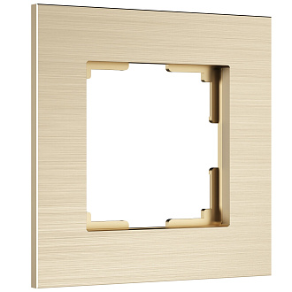 W0013511 Рамка на 1 пост AluMax, шампань Werkel, 4690389204029