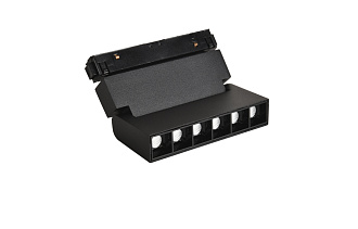 Трековый светильник магнитный 12 см,  6W, 4000K Crystal Lux CLT 0.33 002 6W BL T4000K Черный