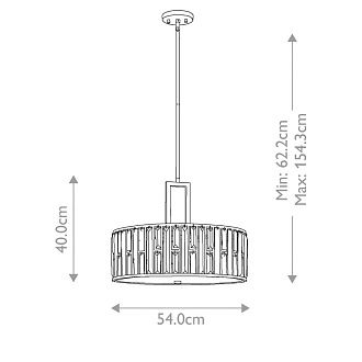 Подвесной светильник Hinkley Lighting, Арт. HK-GEMMA-P-C-VBZ