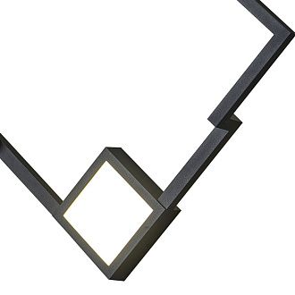 Бра 40*7,5*40 см, LED *  25W, 3000К Mantra Boutique 7680, черный