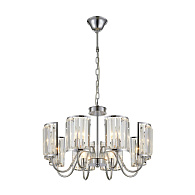 Люстра подвесная Citilux Грета CL333181, хром, диаметр 60 см