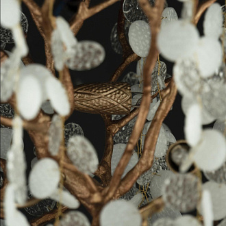 Торшер *55 см, 5*G9*W, Loft It 10066F GB Fairytree, Темное золото