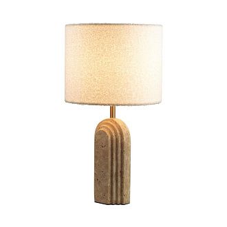 Настольный светильник *28*52- см, 1*E27*40W, Odeon Light Ondulato 7172/1T, бежевый