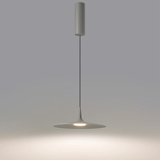 Уличный светильник  25*80 см, 1*LED*12W Odeon Light SOMBRA 7038/12L серый