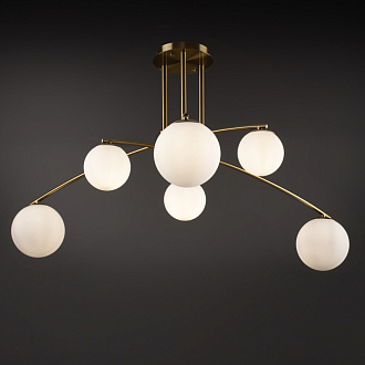 Светильник 110 см, Freya Hanger FR5443CL-06BS, латунь