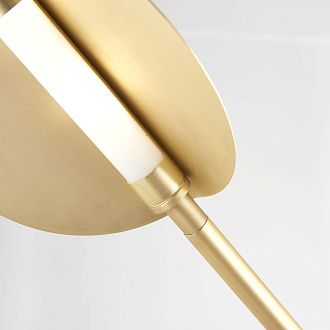 Торшер BOLIA LEAVES Brass 169*98*169 см, 1*LED*4W, ImperiumLoft 41.212, Белый, Золотистый