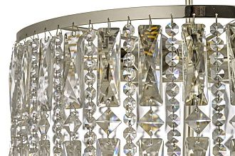 Люстра потолочная *40*32 см, 6*E27*60W, Arti Lampadari Erve Erve E 1.3.40.101 S, серебро