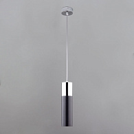 Подвесной светильник светодиодный 8 см 4200K 12W Eurosvet  Double Topper 50135/1 LED хром/черный