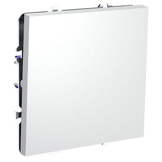 Перекрестный переключатель встраиваемый Voltum S70 одноклавишный 10А, белый матовый пластик Soft touch VLS010502