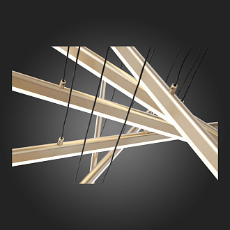 Светильник подвесной 102 см, 100W 4000K ST LUCE BASONI SL394.223.06 Матовое золото