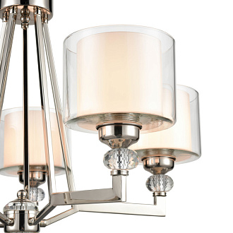 Подвесная люстра  66*148 см, 5*E27 хром Vele Luce Lotus VL1053L05