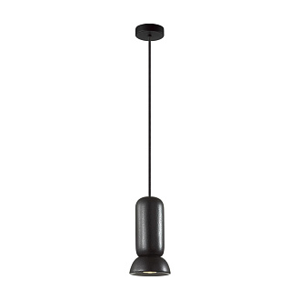 Подвес 11*11*120 см, 1 GU10*4W, Odeon Light Kerama, черный 5054/1D