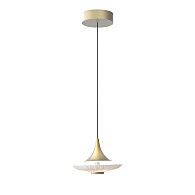 Подвес 15*150 см, 1*LED, 6W, 4000K, Favourite Wilet 4657-1P, золотой матовый