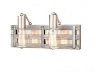 Бра 12*41*19 см, 2*E27 античный серый Vele Luce Shield VL6385W02
