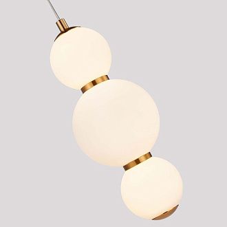 Подвес 13*44-205 см, 1*LED, 7W, 3000K, F-Promo Kiran 4613-1P, белый