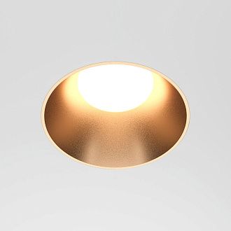 Встраиваемый светильник 10*3 см, вр 7 см, 1*GU10*10W, K, Maytoni Share DL126-GU10-TRS-MG, Белый