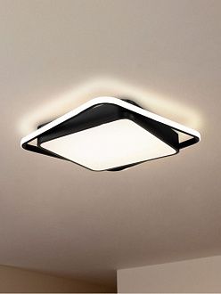 Потолочный светильник 54 см, 88W, 4000K, Freya Arvin FR10030CL-L88B, черный