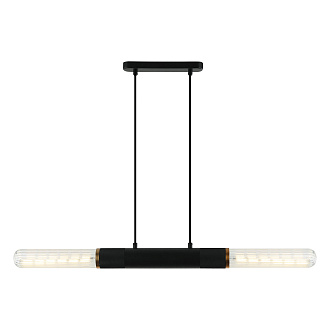 Линейно-подвесной светильник Lussole LSP-8790, 94*20 см, черный