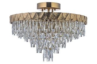 Люстра подвесная *56,5*44 см, 12*E14*40W, Arti Lampadari Vaglia Vaglia E 1.5.60.100 G, золото