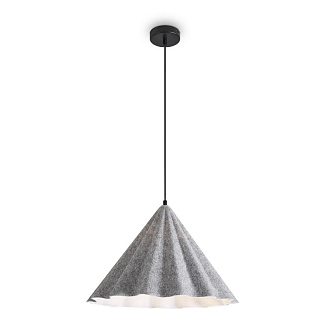 Подвесной светильник 46*237 см, 1*E27, 60W, Freya Felt Acoustic FR5479PL-01GR черный