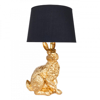 Настольная лампа 52 см, Arte Lamp IZAR A4015LT-1GO, золотой кролик