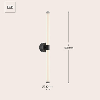 Бра 60 см, 16W, 3000K, Maytoni Axis MOD106WL-L16B3K, черный