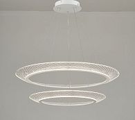 Люстра Ø800 (600) x H1200, мм, 62W 4000K, WH (БЕЛЫЙ) NewRgy 2360P-280WH WH