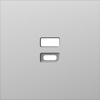 Donel S08 сталь накладка для розеток USB, серия DB, DS28637