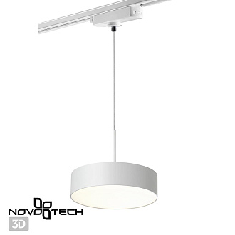 Светодиодный светильник 22 см, 30W, 4000K, Novotech Prometa 358767, белый