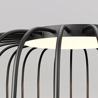 Ландшафтный светильник 55*55-65 см, LED*18W, 3000K, Maytoni Wisp O478FL-L18GF3K, Графит