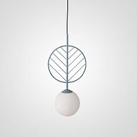 Подвесной светильник LEAF B Голубой 30*30*58 см, 1*E27*60W, ImperiumLoft LEAF01, Голубой