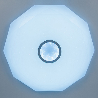 Светильник 67 см, 100W, 3000-5500К с Алисой, Citilux Диамант Смарт CL713A100G Хром, с пультом