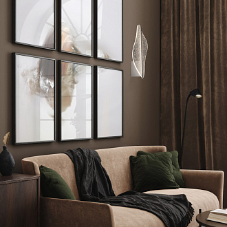 Бра 17*10,5*31 см, LED *  12W, 3000К Mantra Bianca 7836, белый