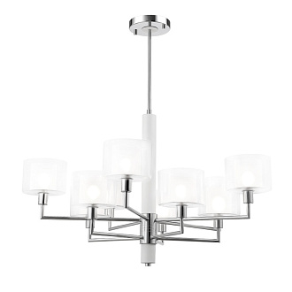 Люстра 89 см Crystal Lux MAESTRO SP-PL5+5 CHROME Хром/черный