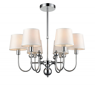 Потолочная люстра  64*54 см, 6*E14 хром Vele Luce Fabio VL1933L06