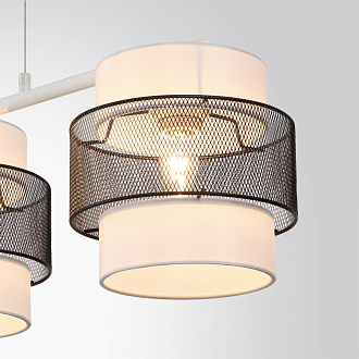 Подвесной светильник 21*83*179 см, 3*E27 Lumion ANIMAISA 8002/3A черный, белый