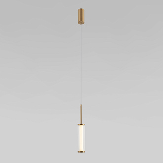 Подвесной светильник 6*6*138 см, *LED, 5W, 3000 Eurosvet Stark 50386/1 LED, латунь